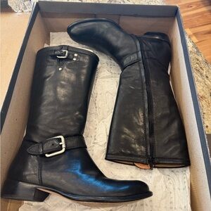 Corso Como Black Leather Boots